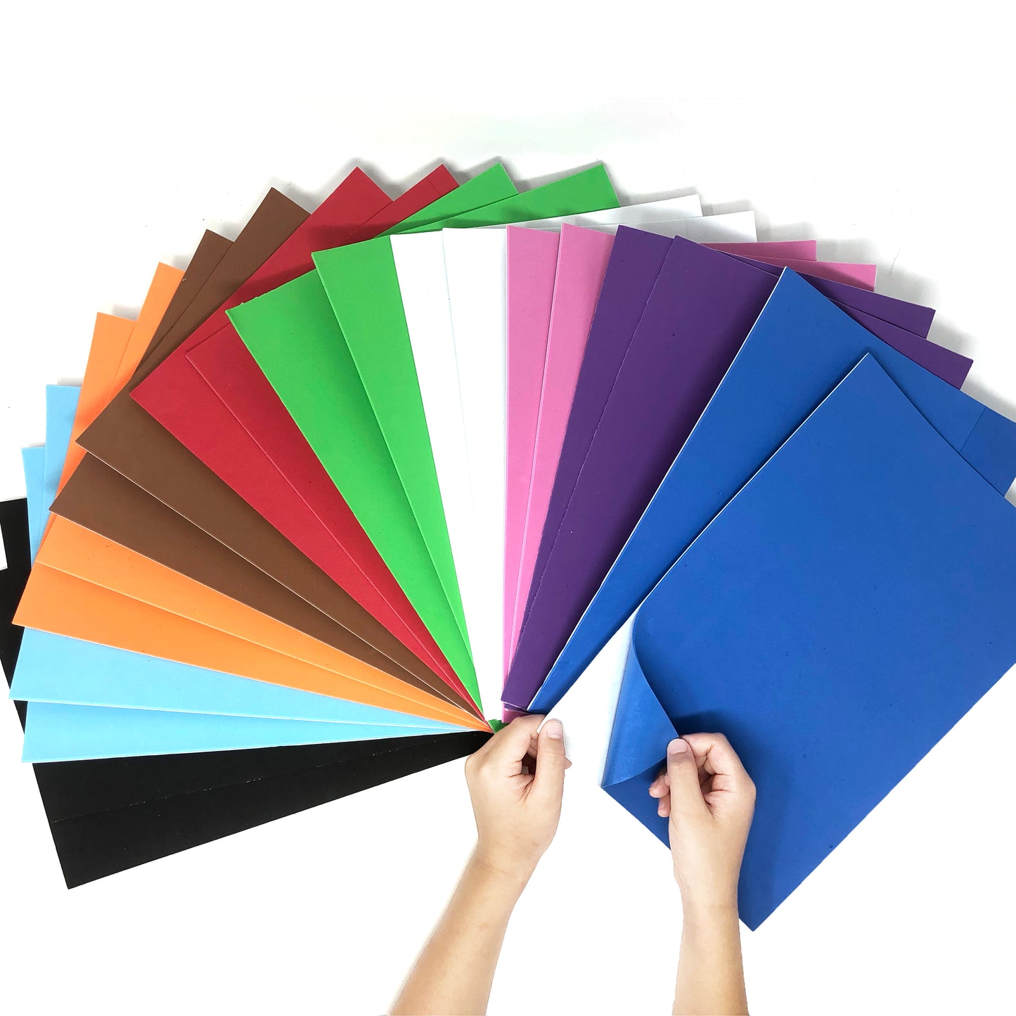 Allgala Foam Sheet 20 Pack EVA Foam Paper 8" x 12" Sheets - Self-Adhesive