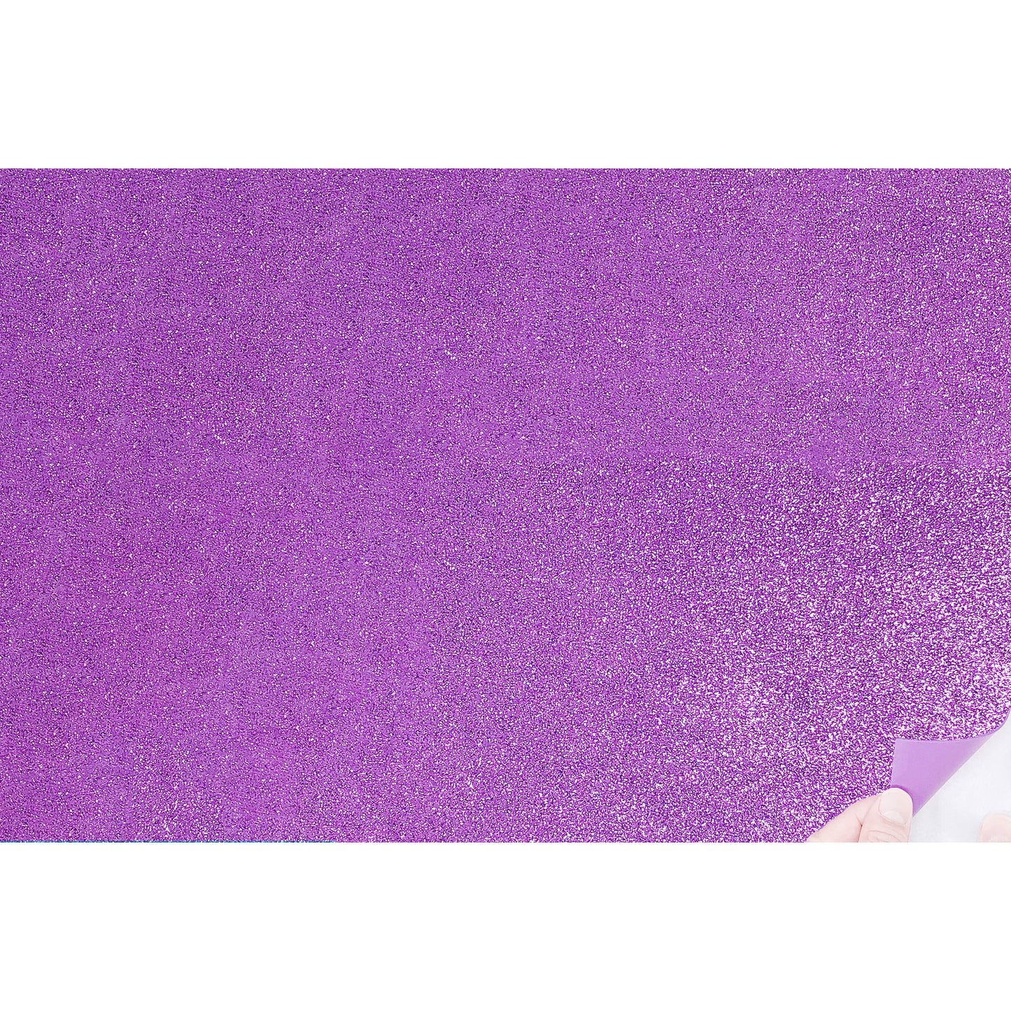 Allgala Foam Sheet 12 Pack JumboL 16"x24" Glitter EVA Foam Paper Sheets - Self-Adhesive