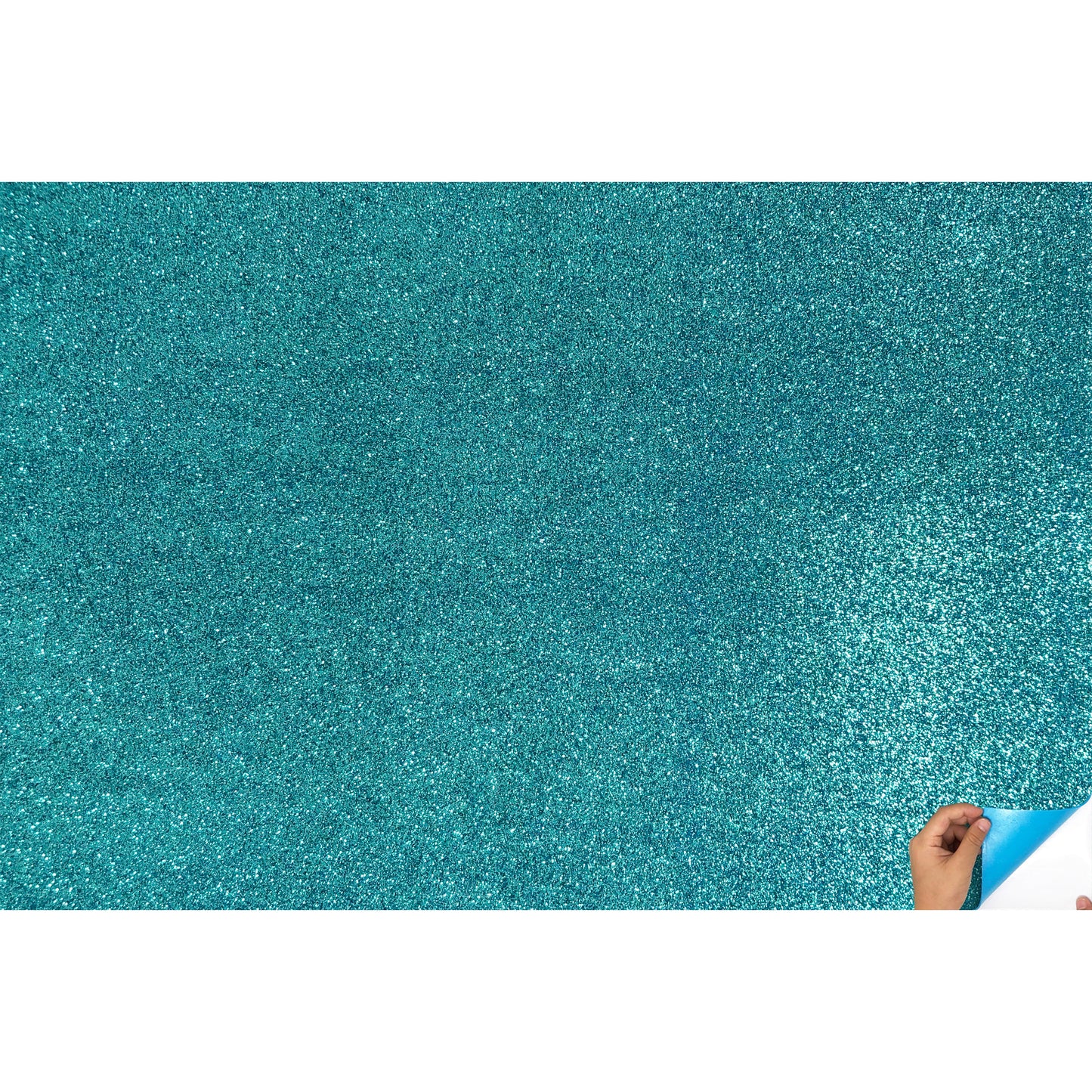 Allgala Foam Sheet 12 Pack JumboL 16"x24" Glitter EVA Foam Paper Sheets - Self-Adhesive