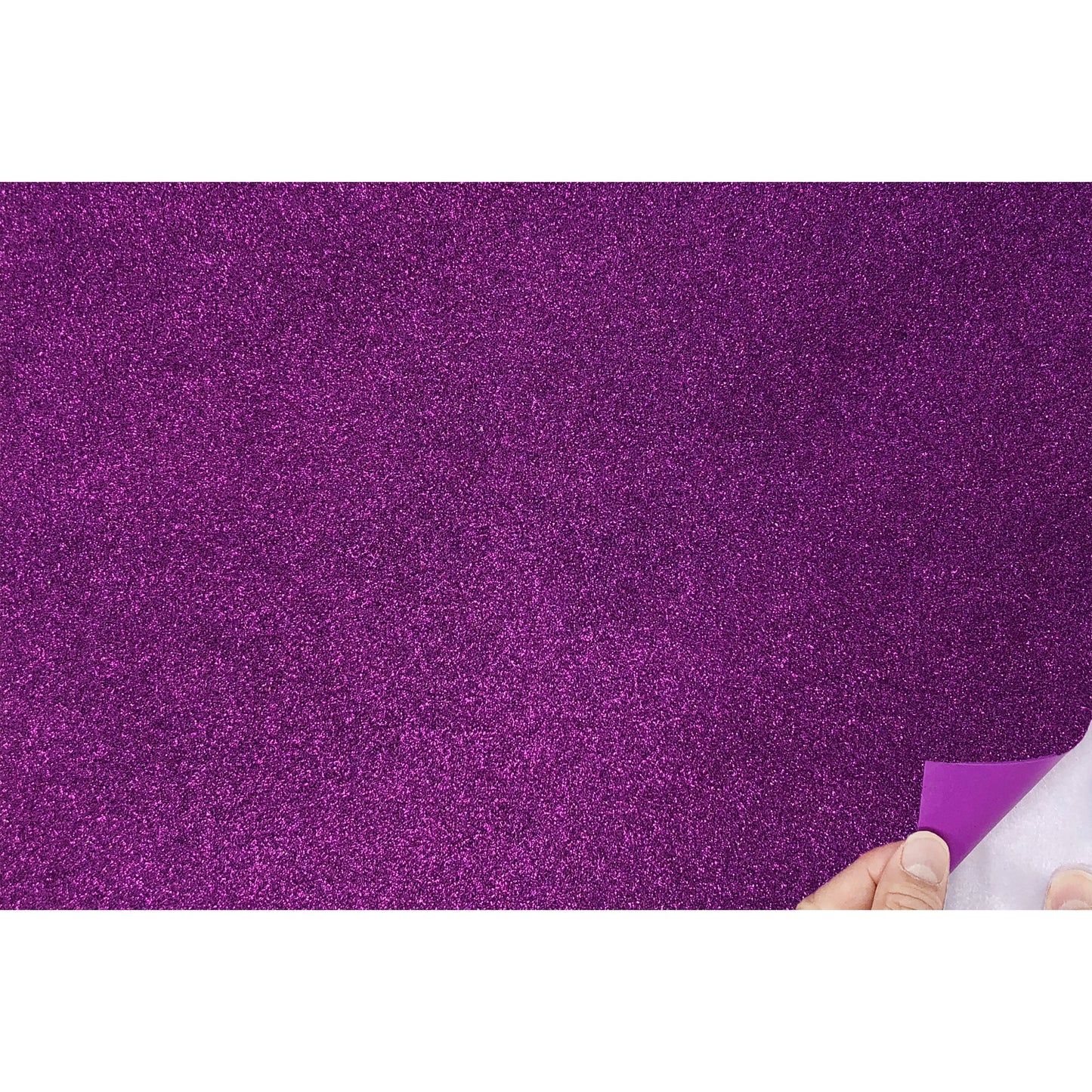 Allgala Foam Sheet 12 Pack XL 12"x16" ADHESIVE Glitter EVA Foam Paper Sheets
