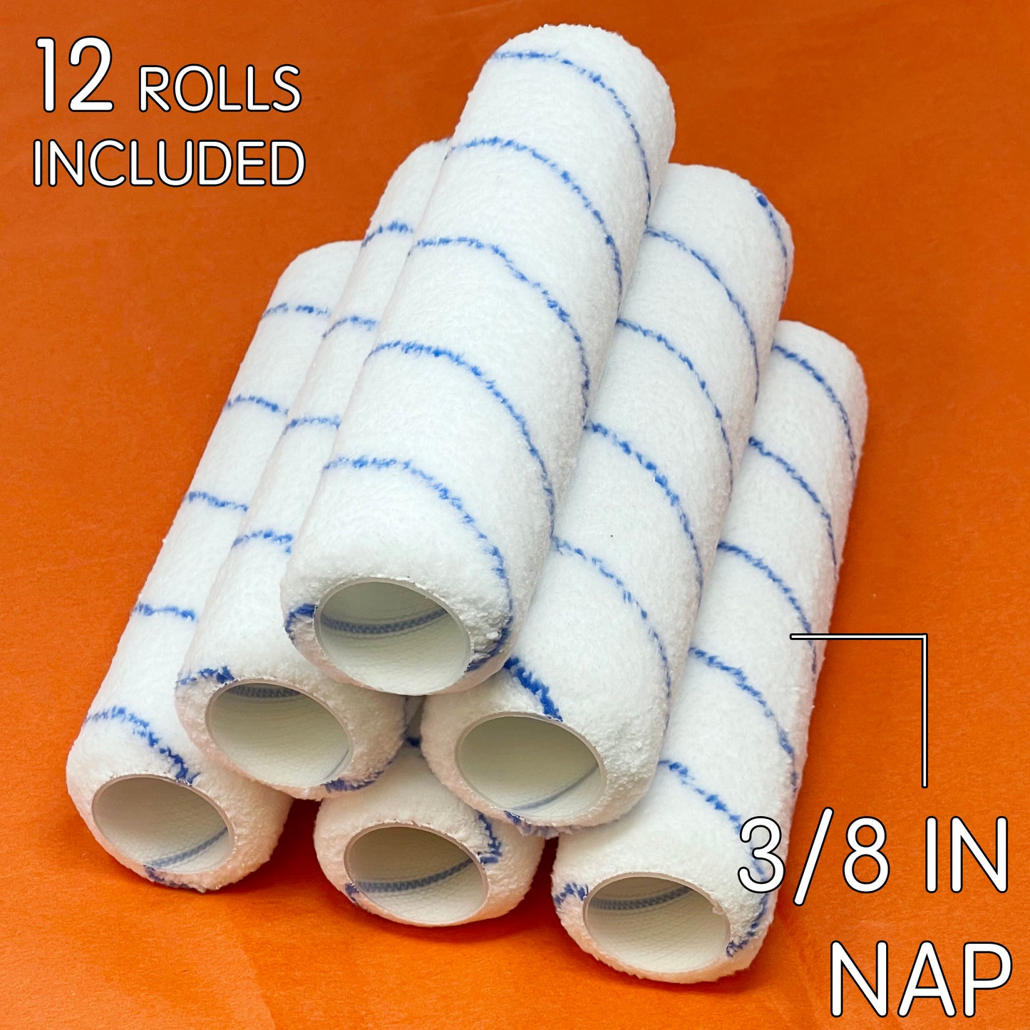 Allgala Paint Roller 9 Inch Shedless Microfiber Paint Roller Covers