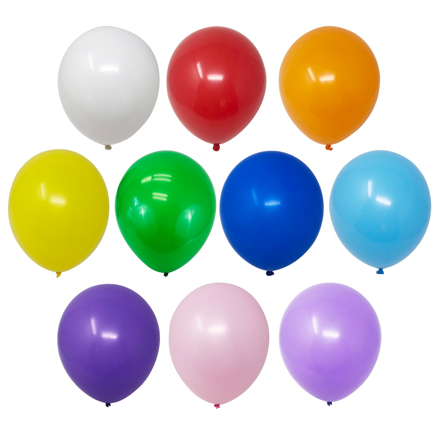 Allgala Balloons 12" 100 Count Helium Grade Premium Latex Balloons