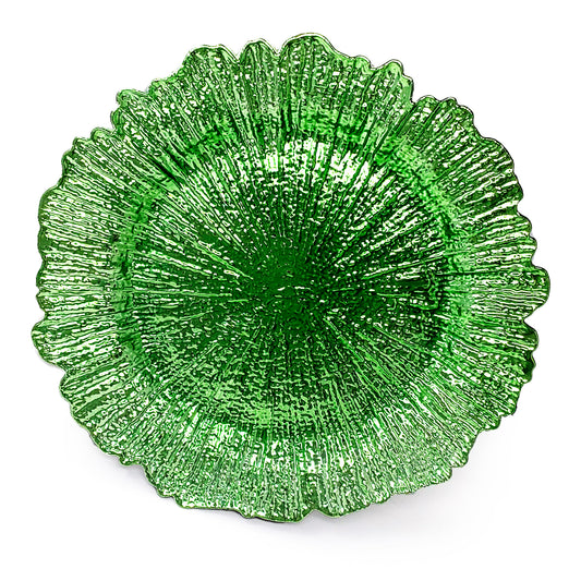 Allgala Charger Plates 13-Inch 6-Pack Heavy Quality Round Charger Plates-Reef
