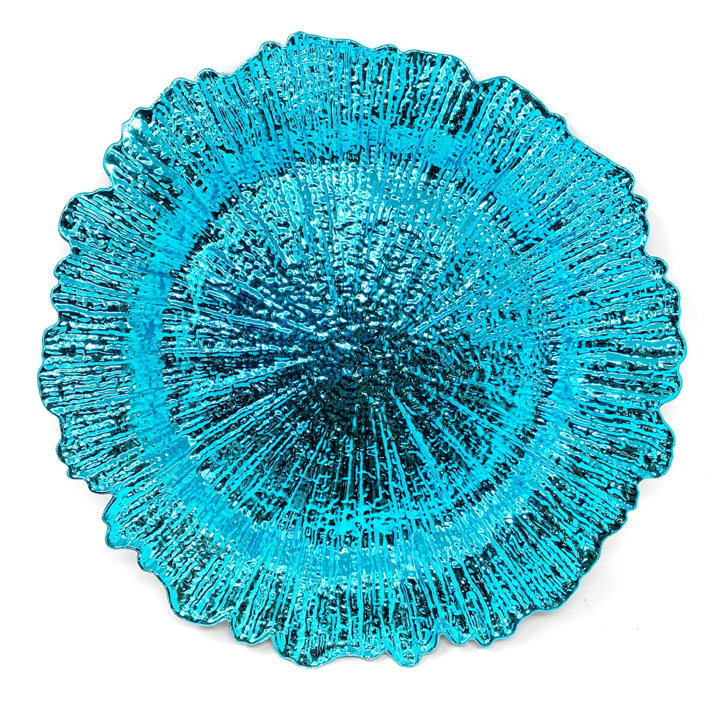 Allgala Charger Plates 13-Inch 6-Pack Heavy Quality Round Charger Plates-Reef