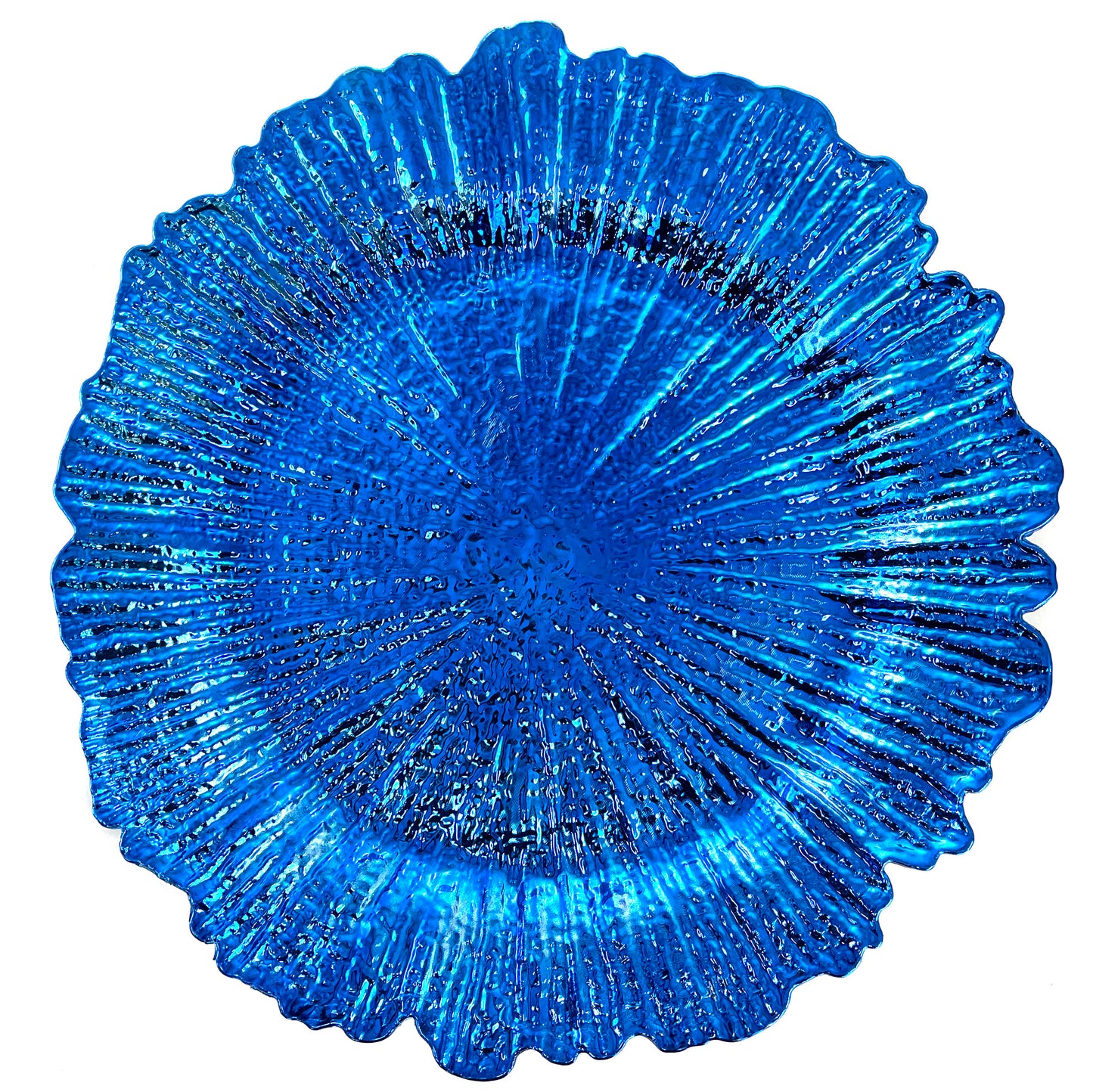 Allgala Charger Plates 13-Inch 6-Pack Heavy Quality Round Charger Plates-Reef