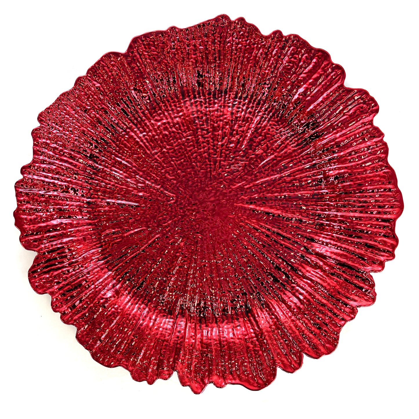 Allgala Charger Plates 13-Inch 6-Pack Heavy Quality Round Charger Plates-Reef