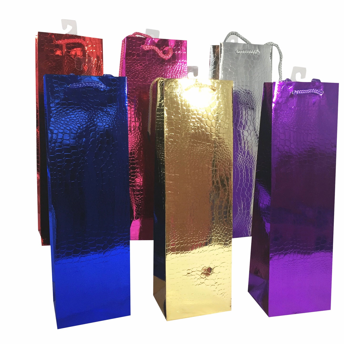 Allgala 12-pc Everyday Gift bags Croc Skin Embossed