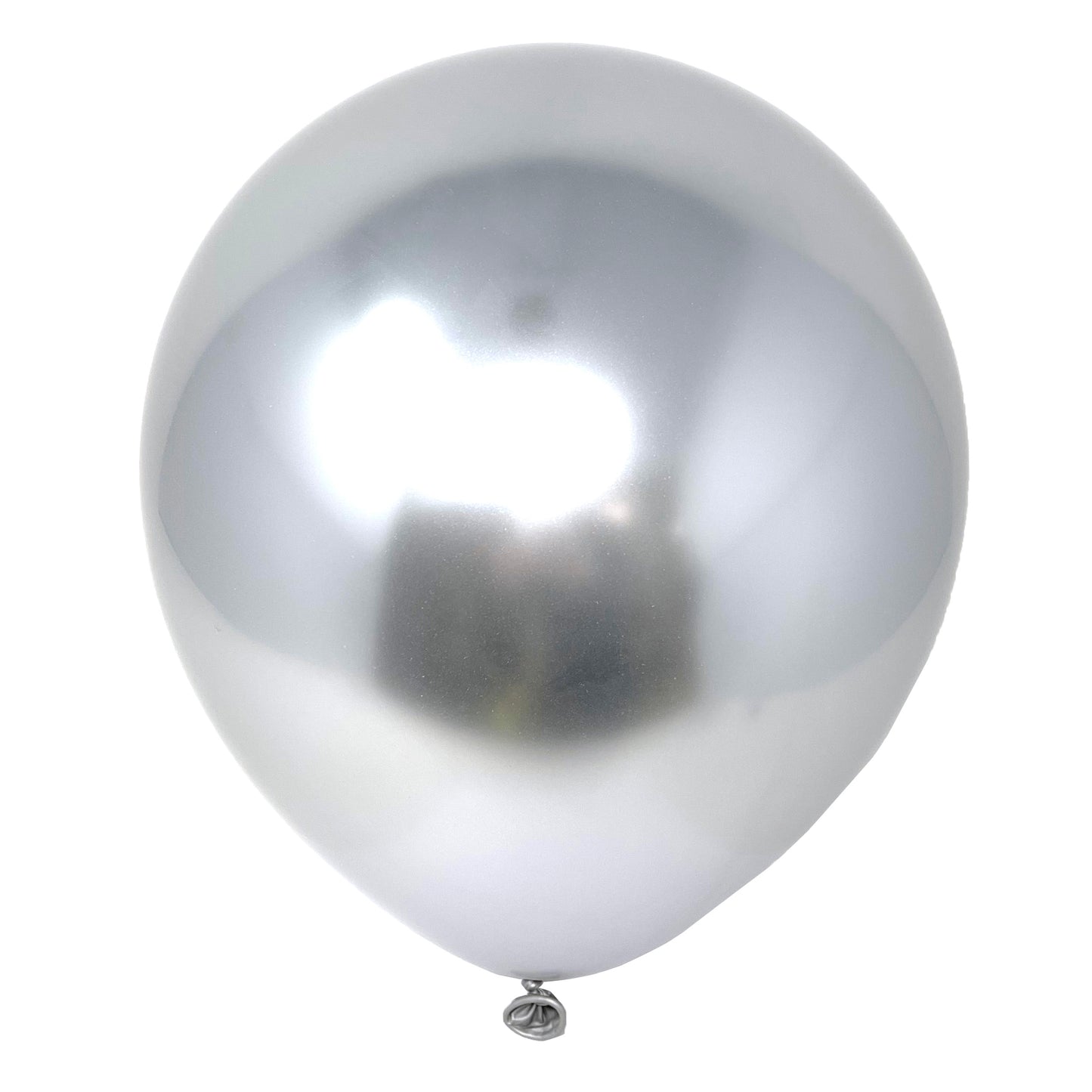 Allgala Balloons 12" 50 Count 2.8g Premium Heavy Metallic Chrome Latex Balloons