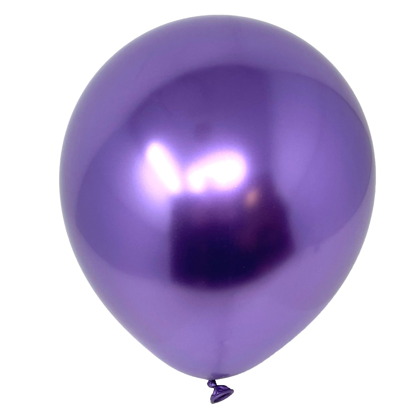 Allgala Balloons 12" 50 Count 2.8g Premium Heavy Metallic Chrome Latex Balloons