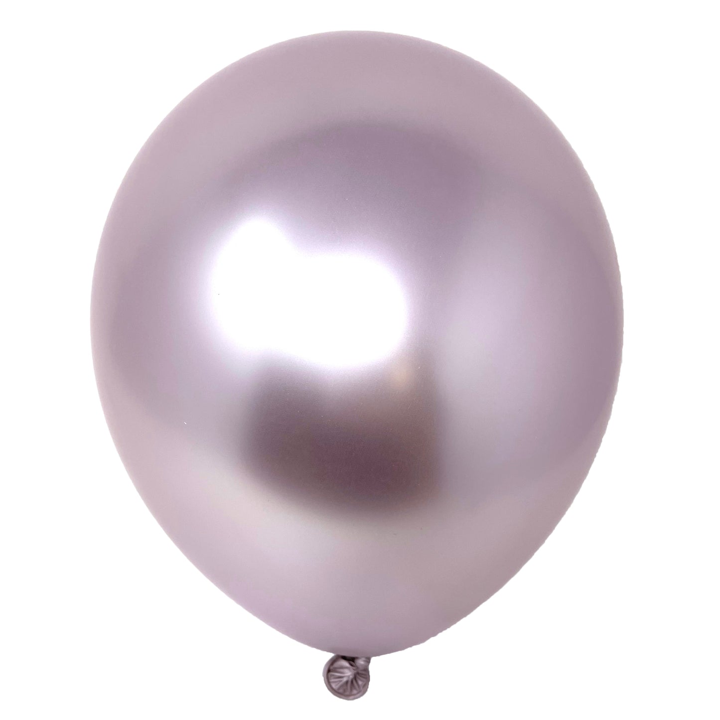 Allgala Balloons 12" 50 Count 2.8g Premium Heavy Metallic Chrome Latex Balloons