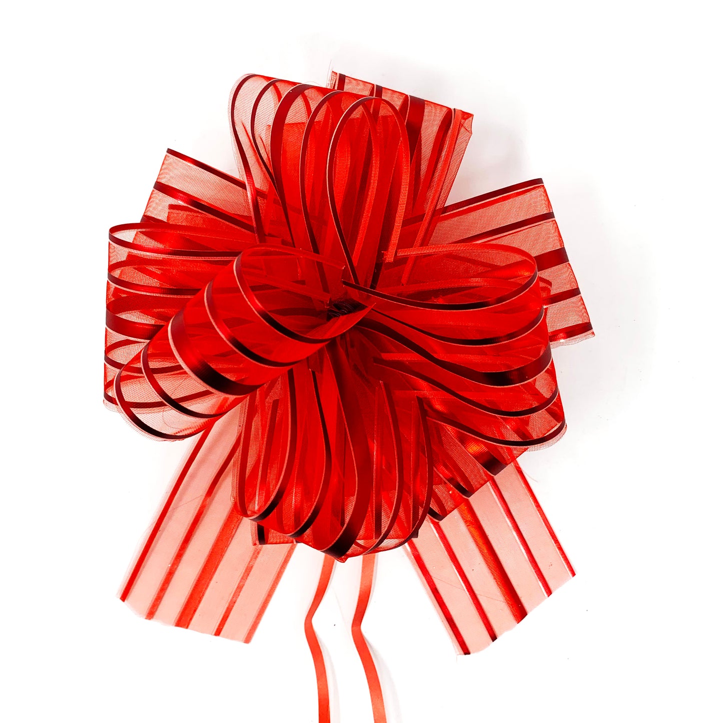 Allgala Pull Bows 12 Pack 6" Large Everyday Gift Wrap Wedding Deco Pull Flower Bows