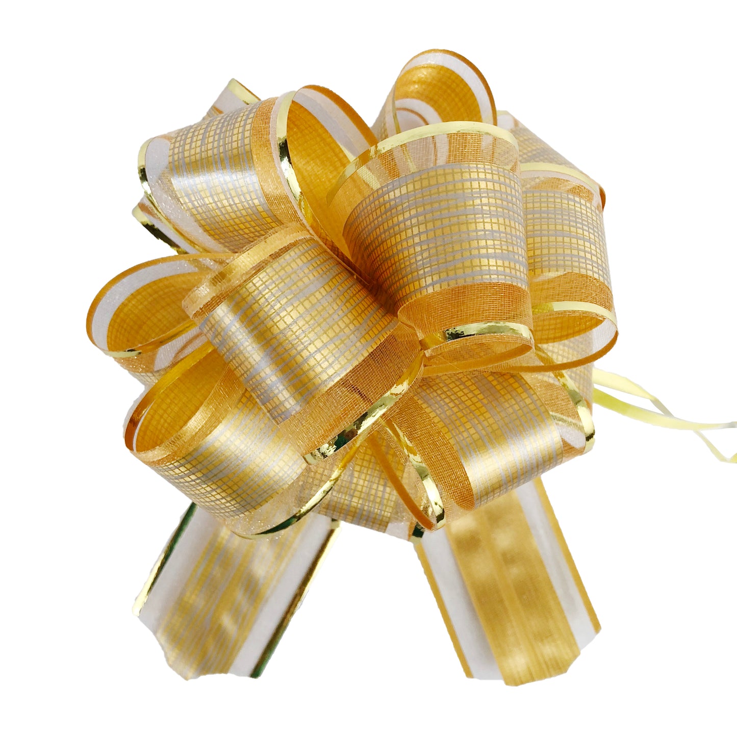 Allgala Pull Bows 12 Pack 6" Large Everyday Gift Wrap Wedding Deco Pull Flower Bows