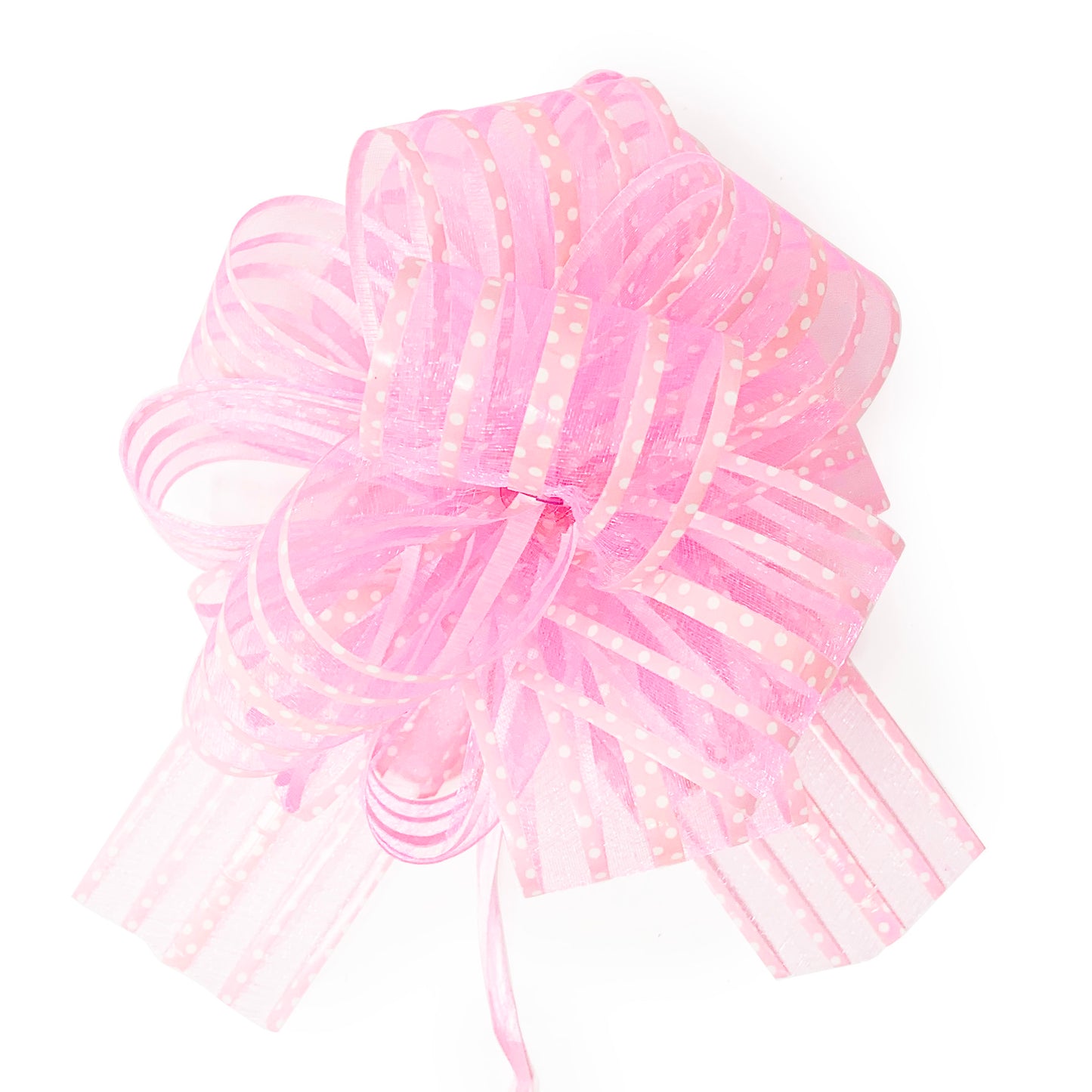 Allgala Pull Bows 12 Pack 6" Large Everyday Gift Wrap Wedding Deco Pull Flower Bows