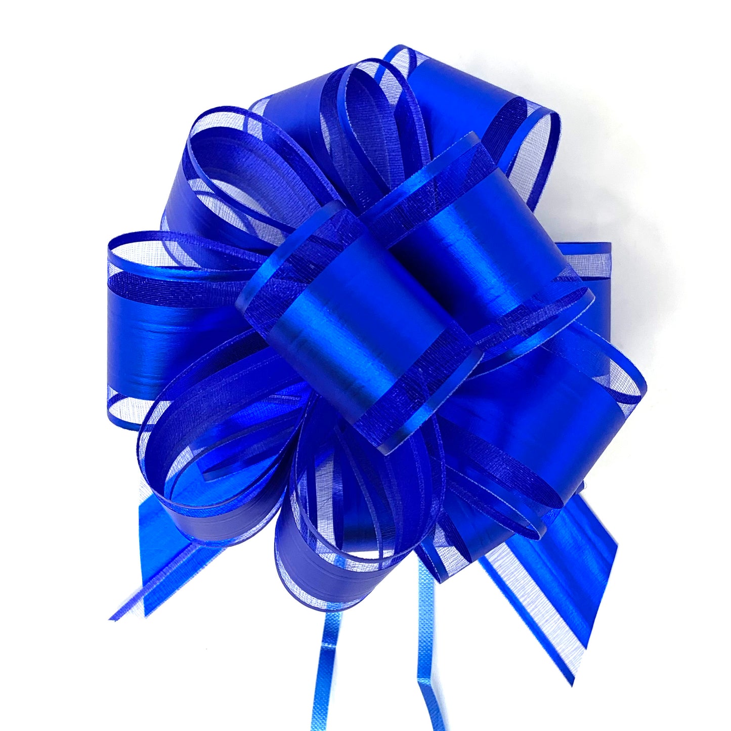 Allgala Pull Bows 12 Pack 6" Large Everyday Gift Wrap Wedding Deco Pull Flower Bows