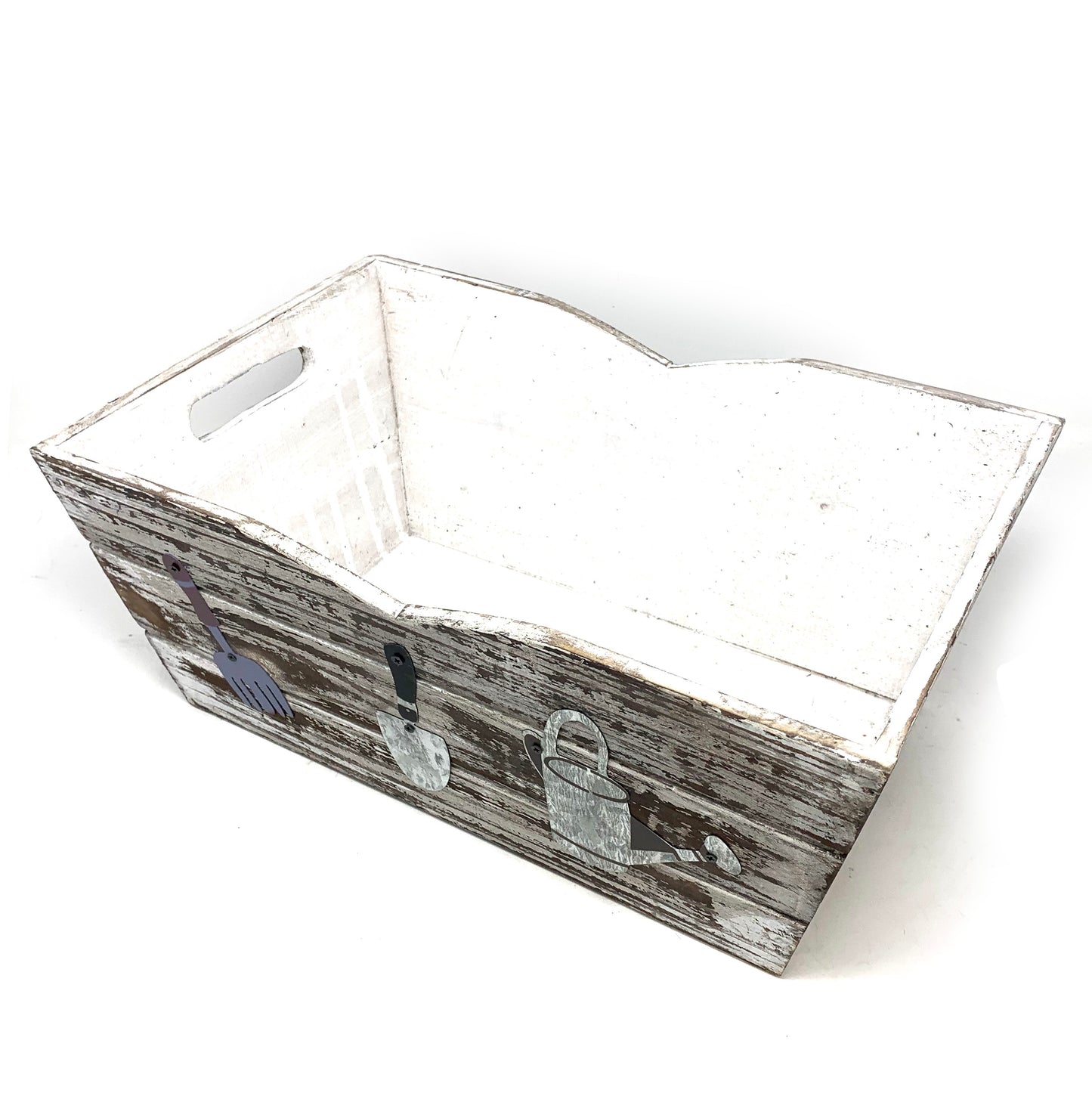 Allgala Planter Pot 3-PC Set Wooden Boxes Planter Trough for Flower/Storage/Display Boxes