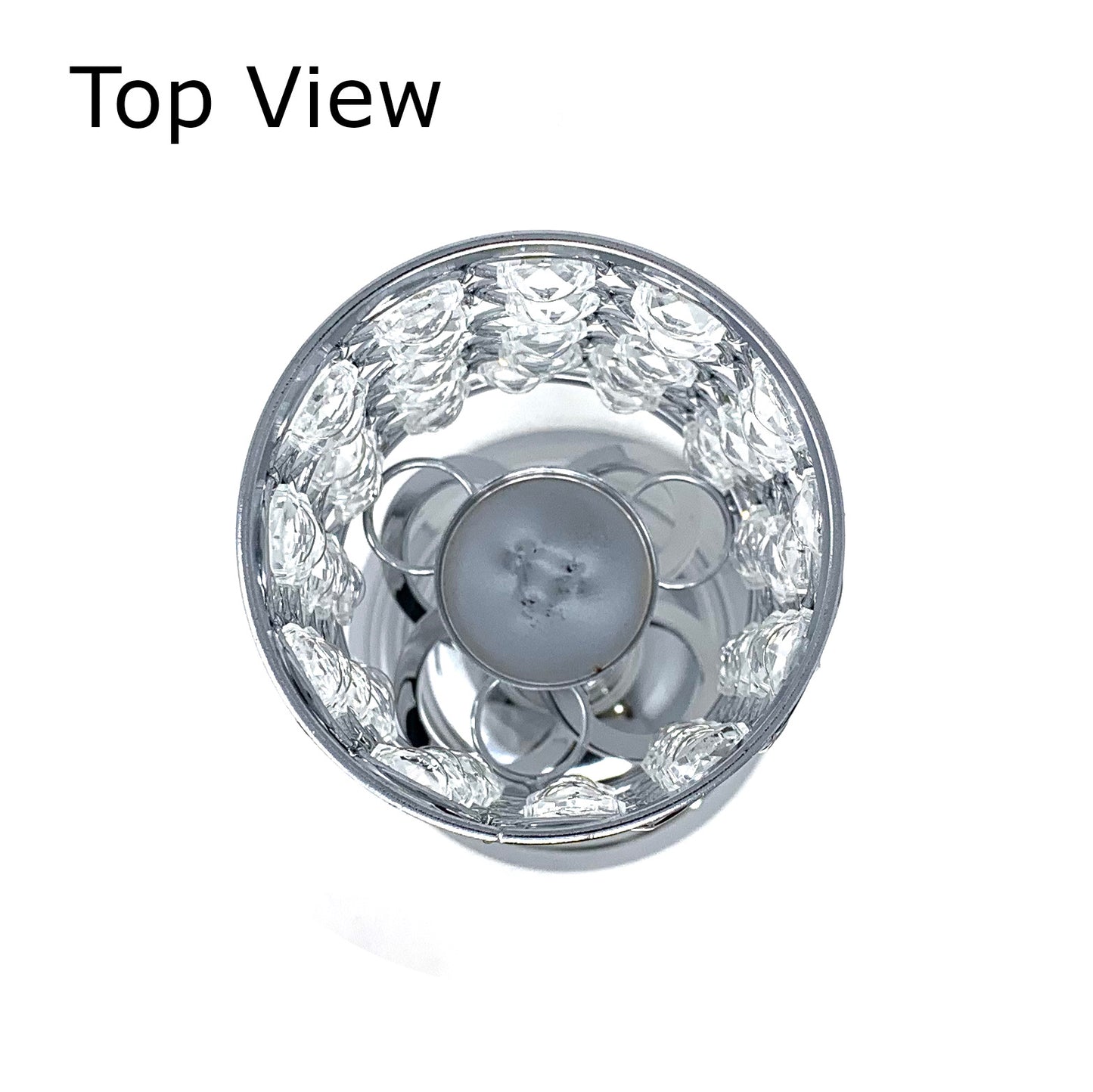Allgala Candle Holder 14" Crystal Gold/Silver Cylinder Tea-light Votive Decorative Candle Holder …