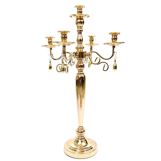 Allgala 26" 5-Arm Tal Taper Candle Holder Candlestick Candelabra