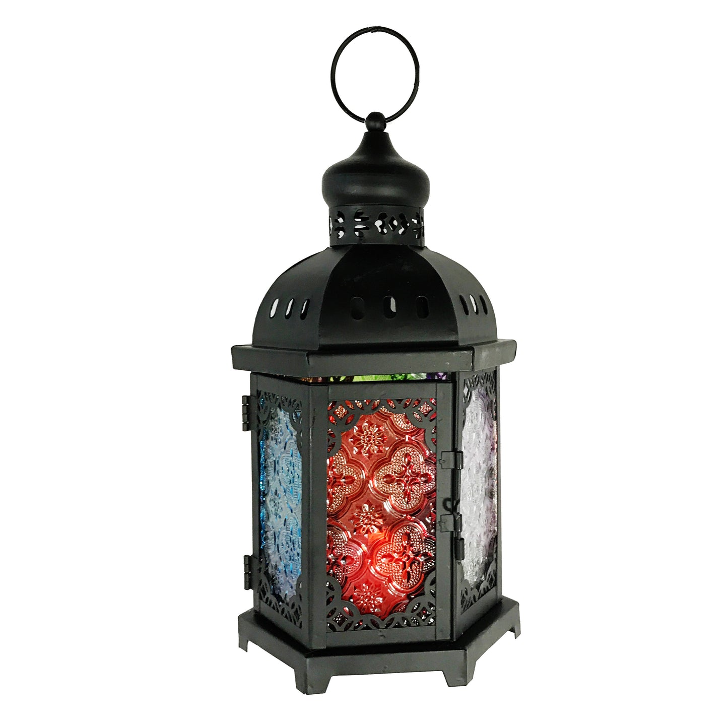 Allgala Glass Moroccan Candle Lantern