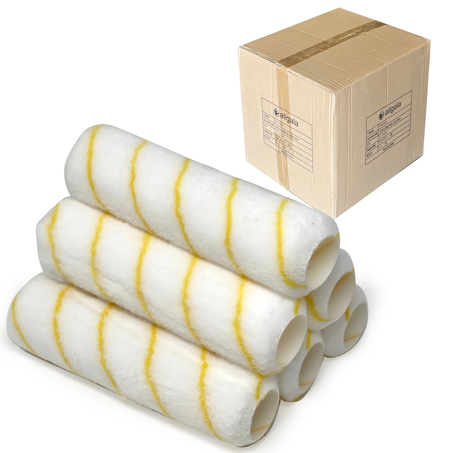 Allgala Paint Roller 9 Inch Shedless Painter Roller Covers