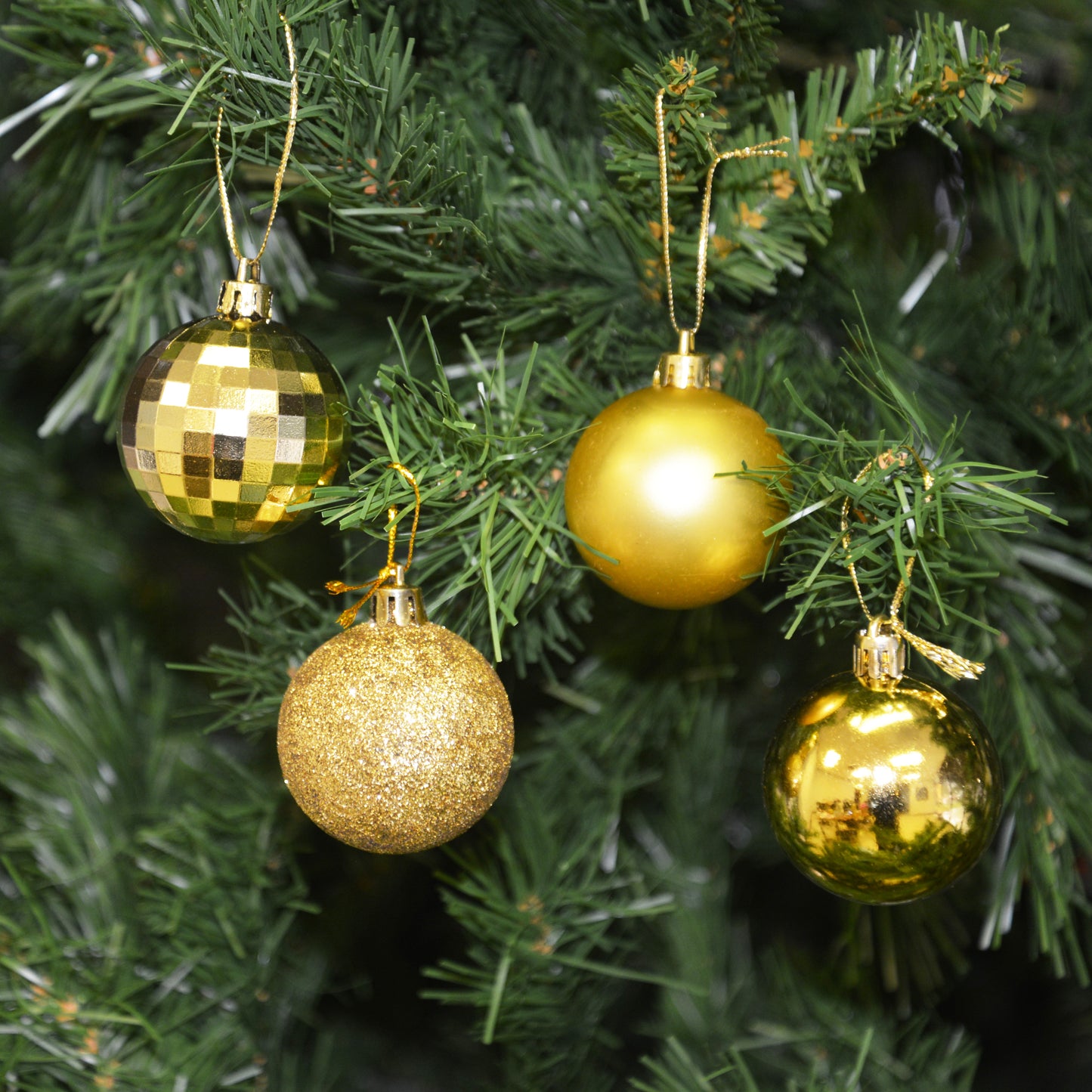 Allgala Christmas Ornament Balls - 36PK 2 Inch (5CM) for Xmas Tree-4 Style