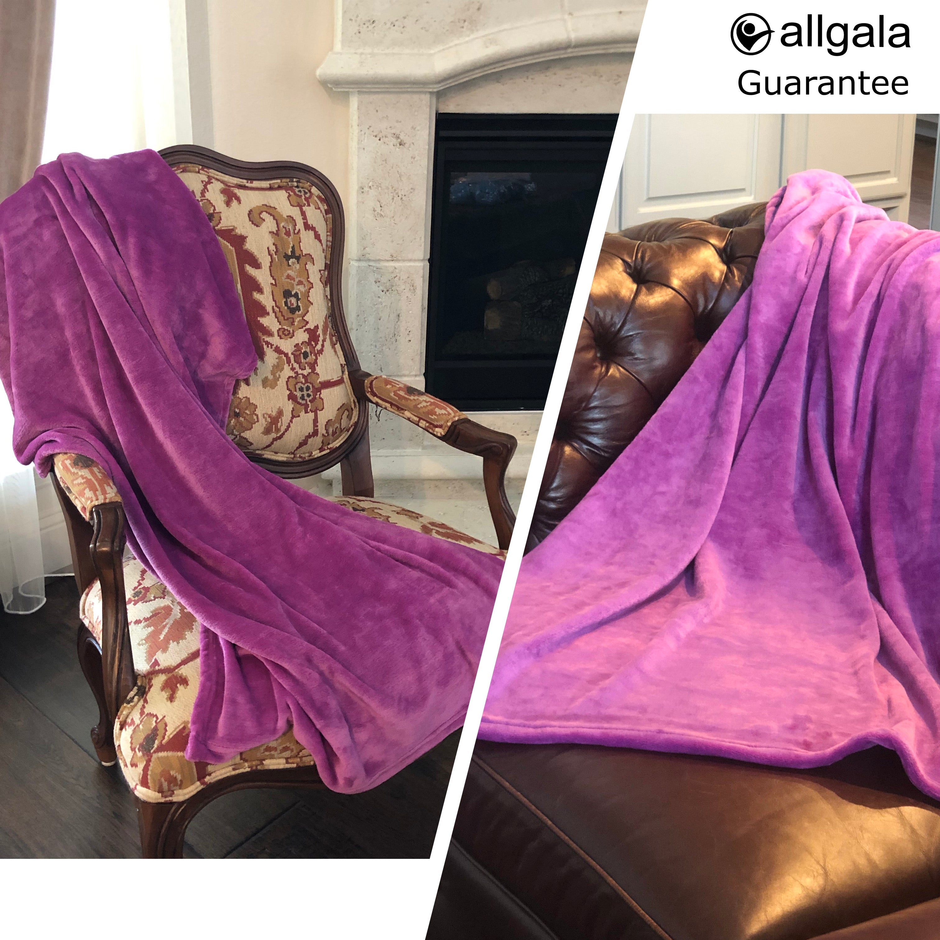 Super soft purple online blanket