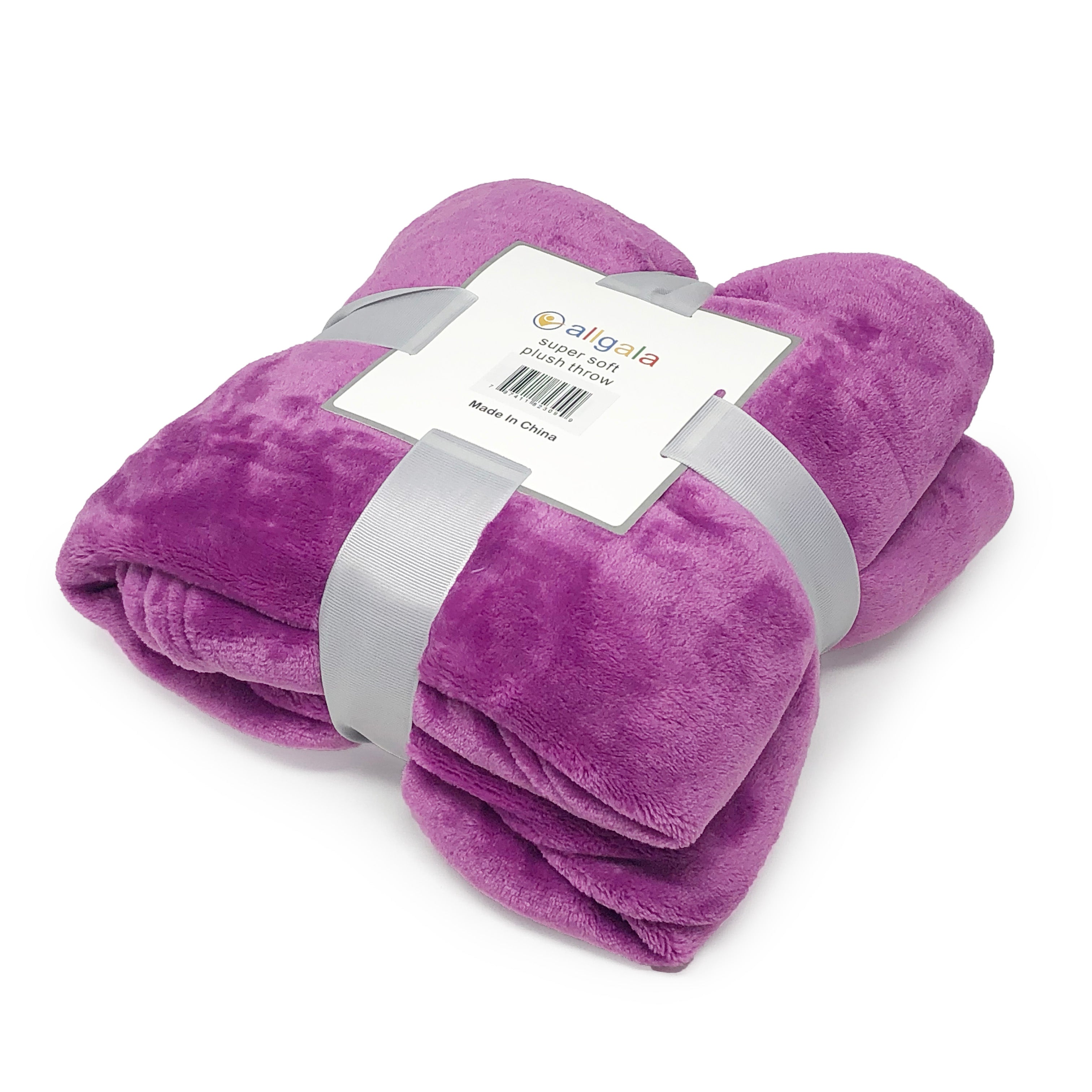 Purple plush online blanket