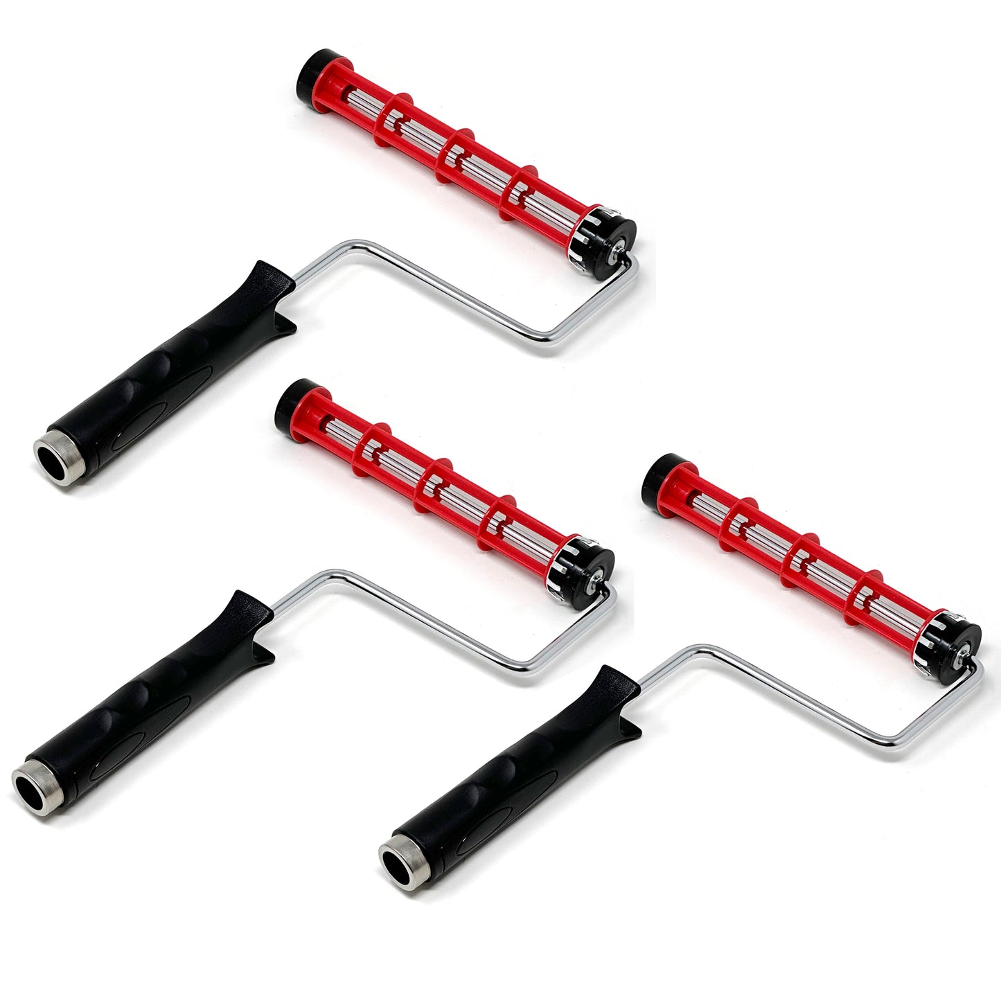 Allgala Paint Roller Frame 6-Piece 9 Inch Easy Quick Release Non-Slip Smooth Heavy Duty - TH10325