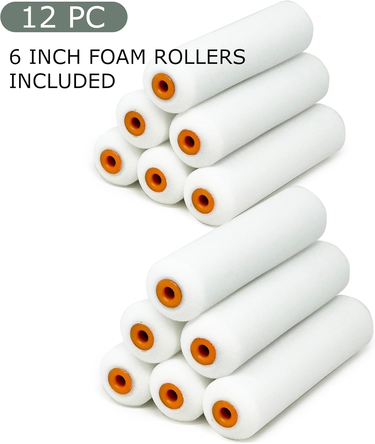 Allgala Paint Roller 6" Mini Shedless Foam Roller Paint Roller Cover