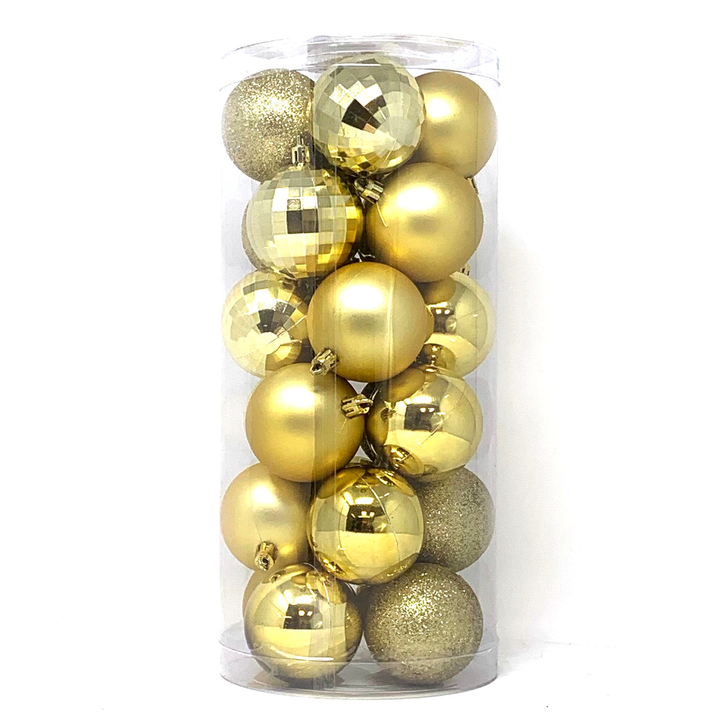 Allgala Christmas Ornament Balls - 24 PK 2.33 Inch (6CM)  for Xmas Tree-4 Style