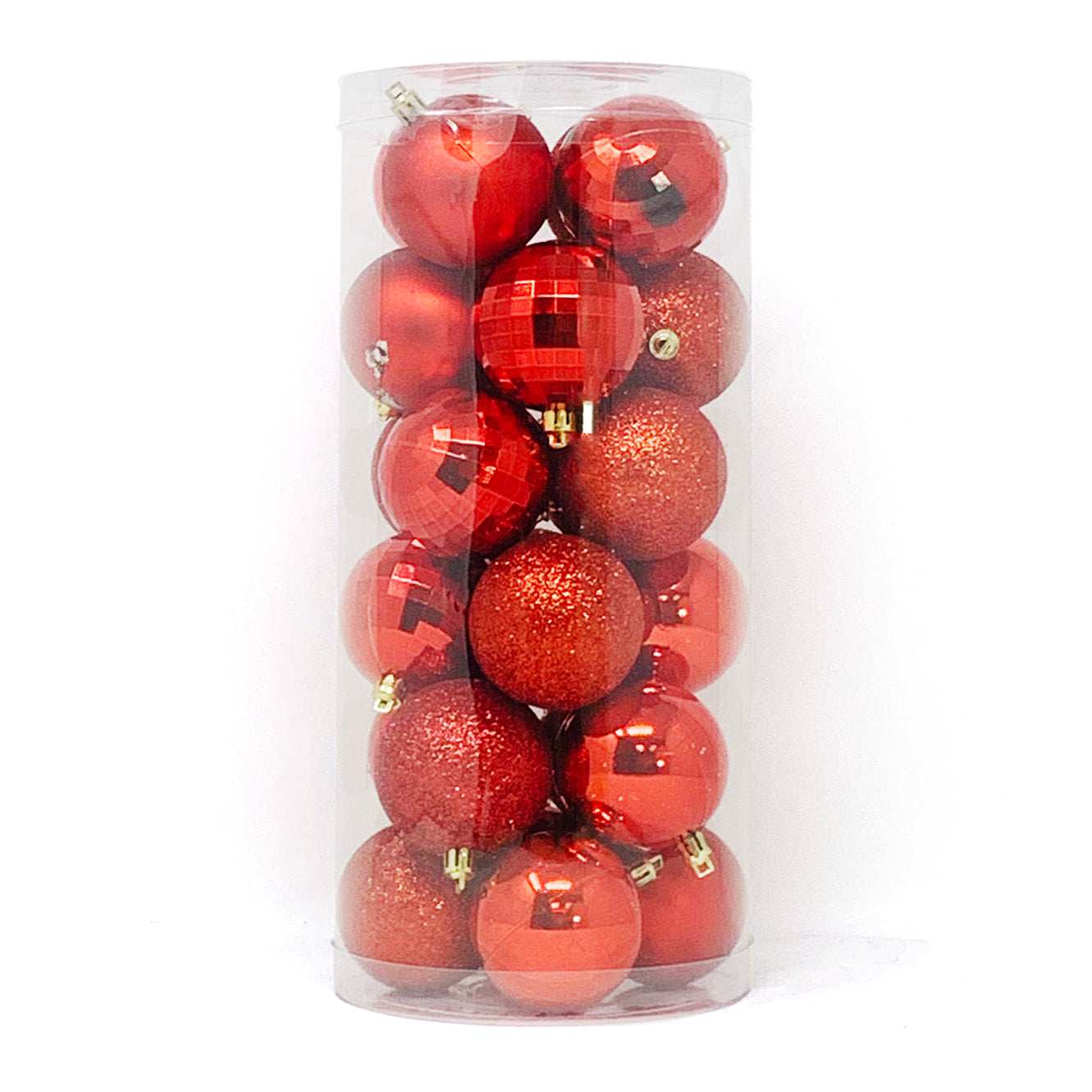 Allgala Christmas Ornament Balls - 24 PK 2.33 Inch (6CM)  for Xmas Tree-4 Style