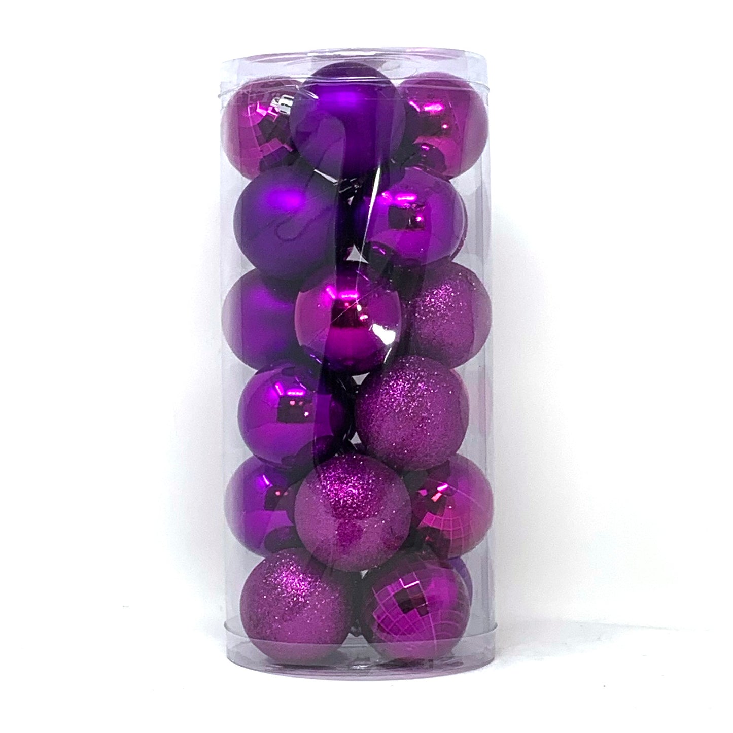 Allgala Christmas Ornament Balls - 24 PK 2.33 Inch (6CM)  for Xmas Tree-4 Style