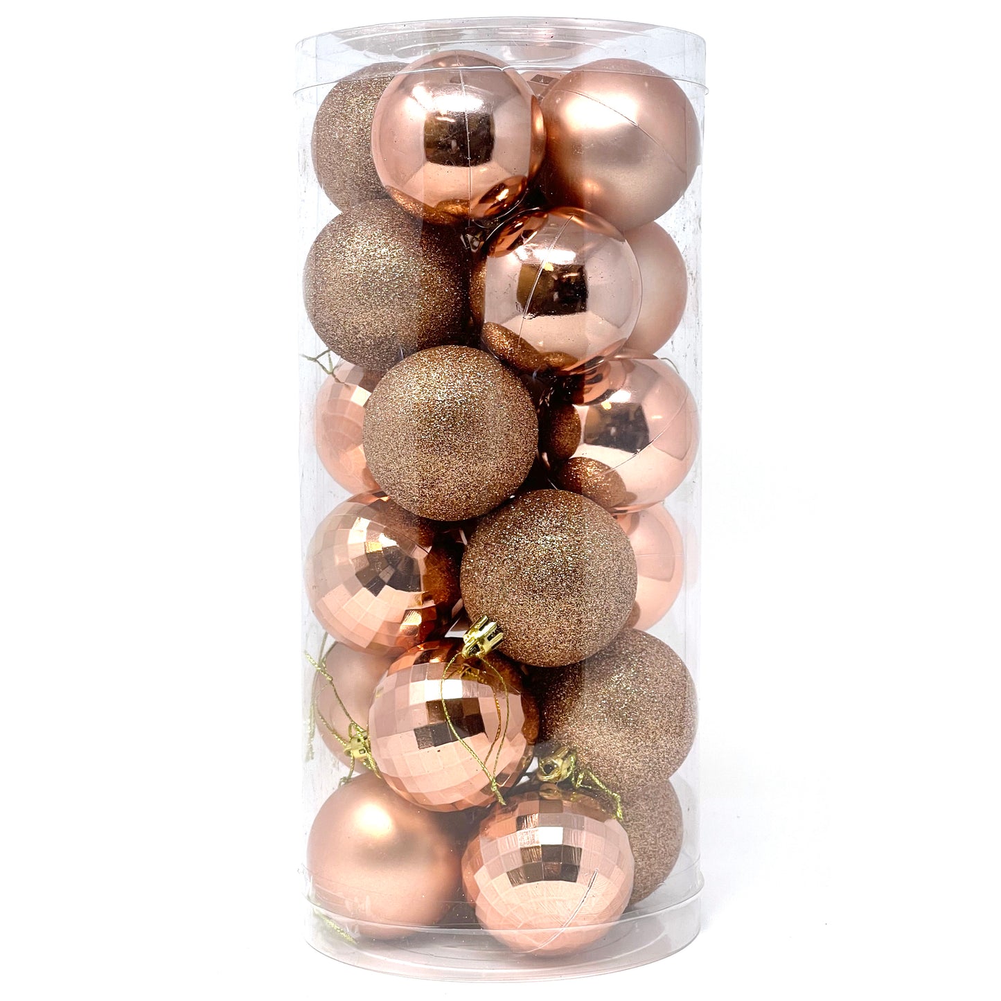 Allgala Christmas Ornament Balls - 24 PK 2.33 Inch (6CM)  for Xmas Tree-4 Style