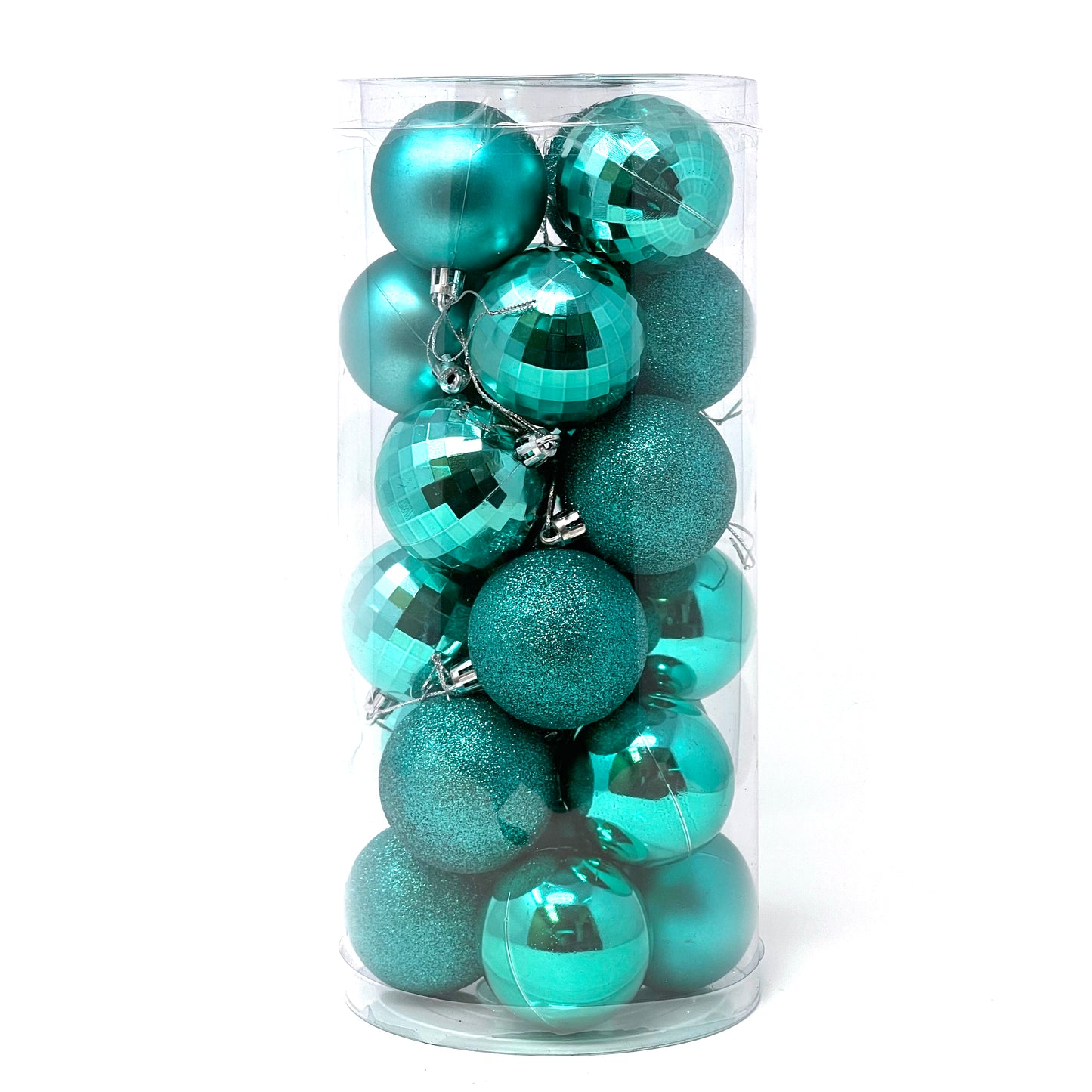 Allgala Christmas Ornament Balls - 24 PK 2.33 Inch (6CM)  for Xmas Tree-4 Style