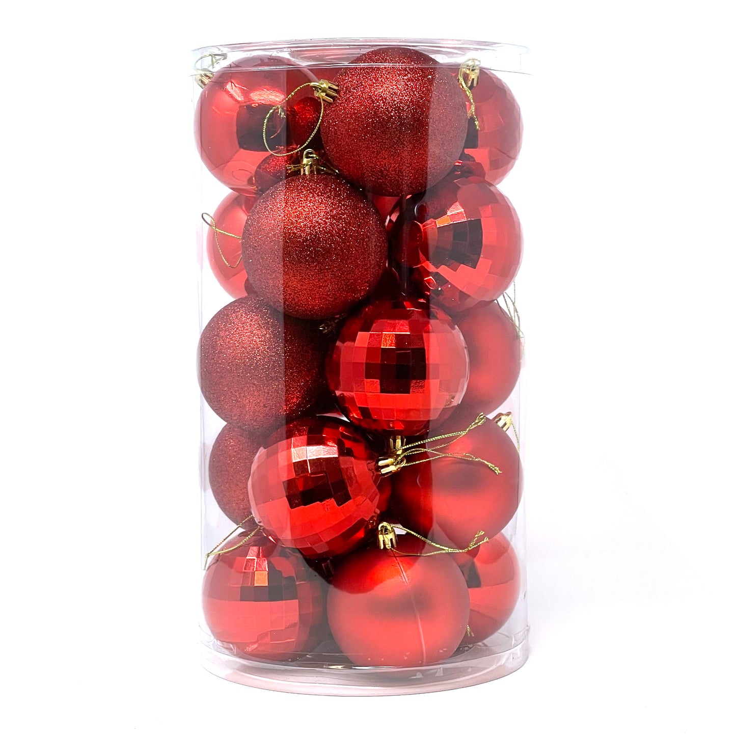 Allgala Christmas Ornament Balls - 20 PK 3 Inch (8CM) Large for Xmas Tree-4 Style