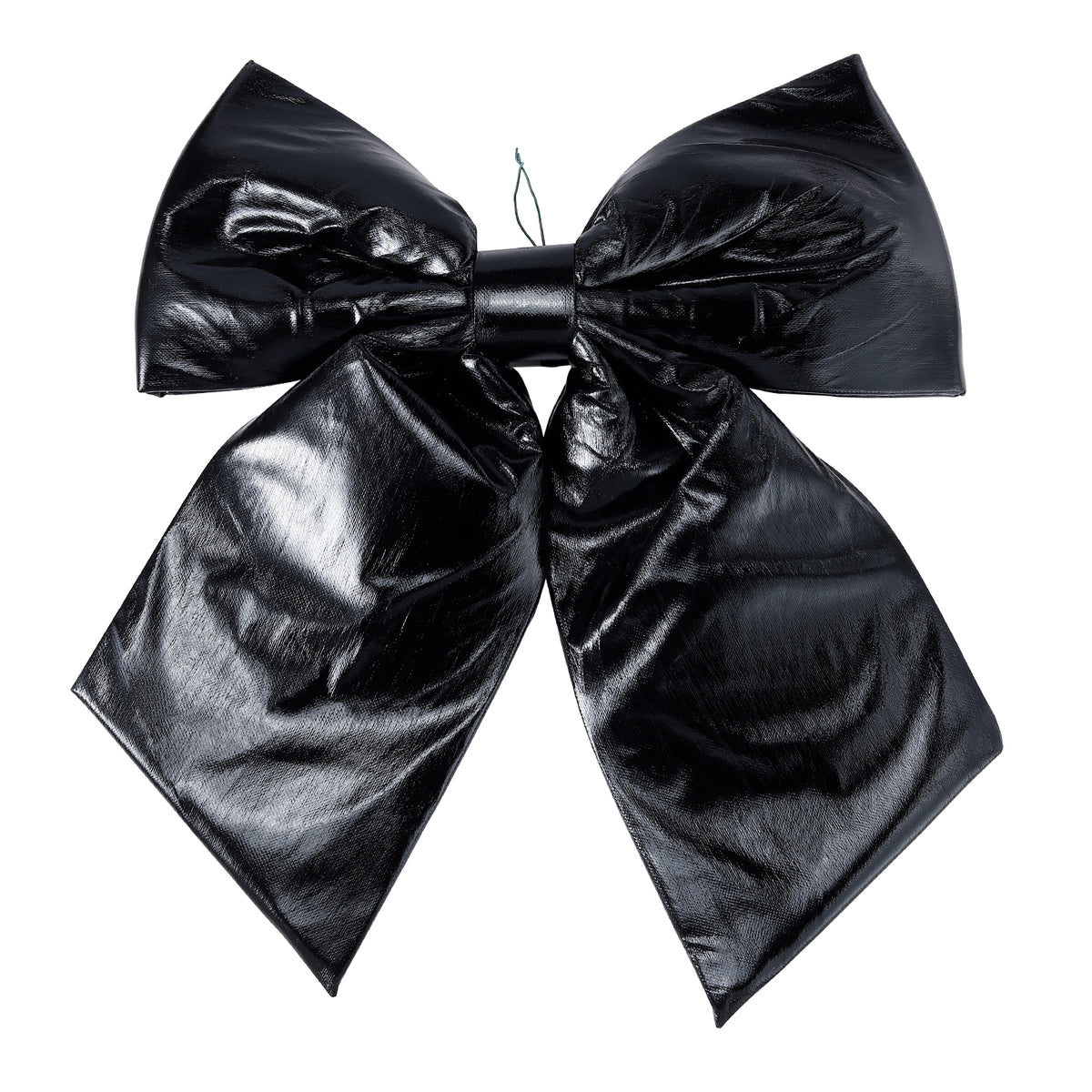 Allgala Black Metallic Foil Christmas Bows – 6 Pack