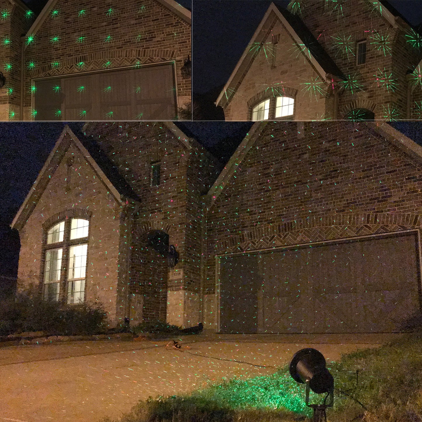 Allgala Christmas Garden Laser Light Project for Indoor and Outdoor