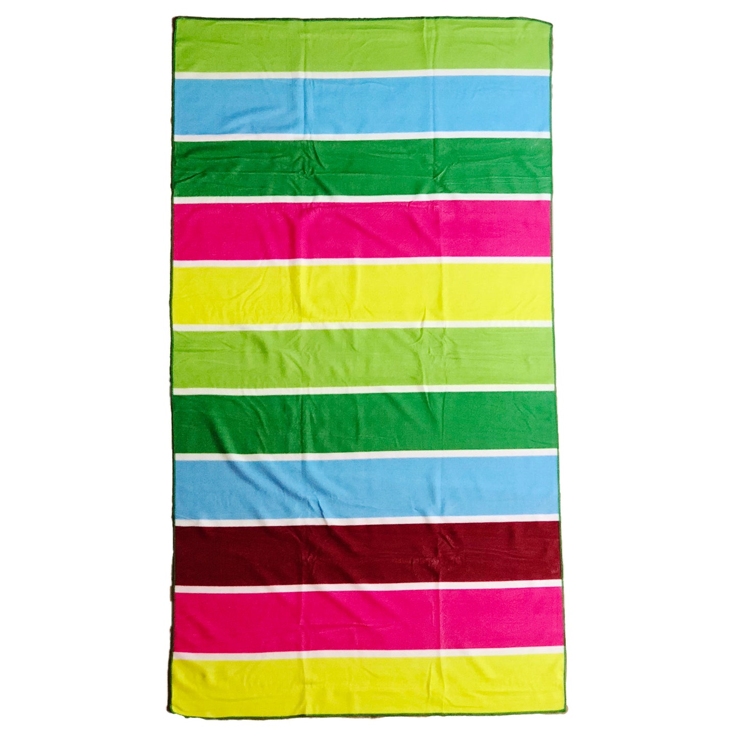 Allgala Oversize 40"x70" Microfiber Beach Towel, Rainbow-BT81103