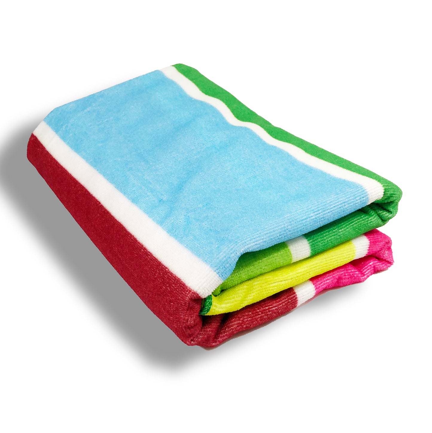 Allgala Oversize 40"x70" Microfiber Beach Towel, Rainbow-BT81103