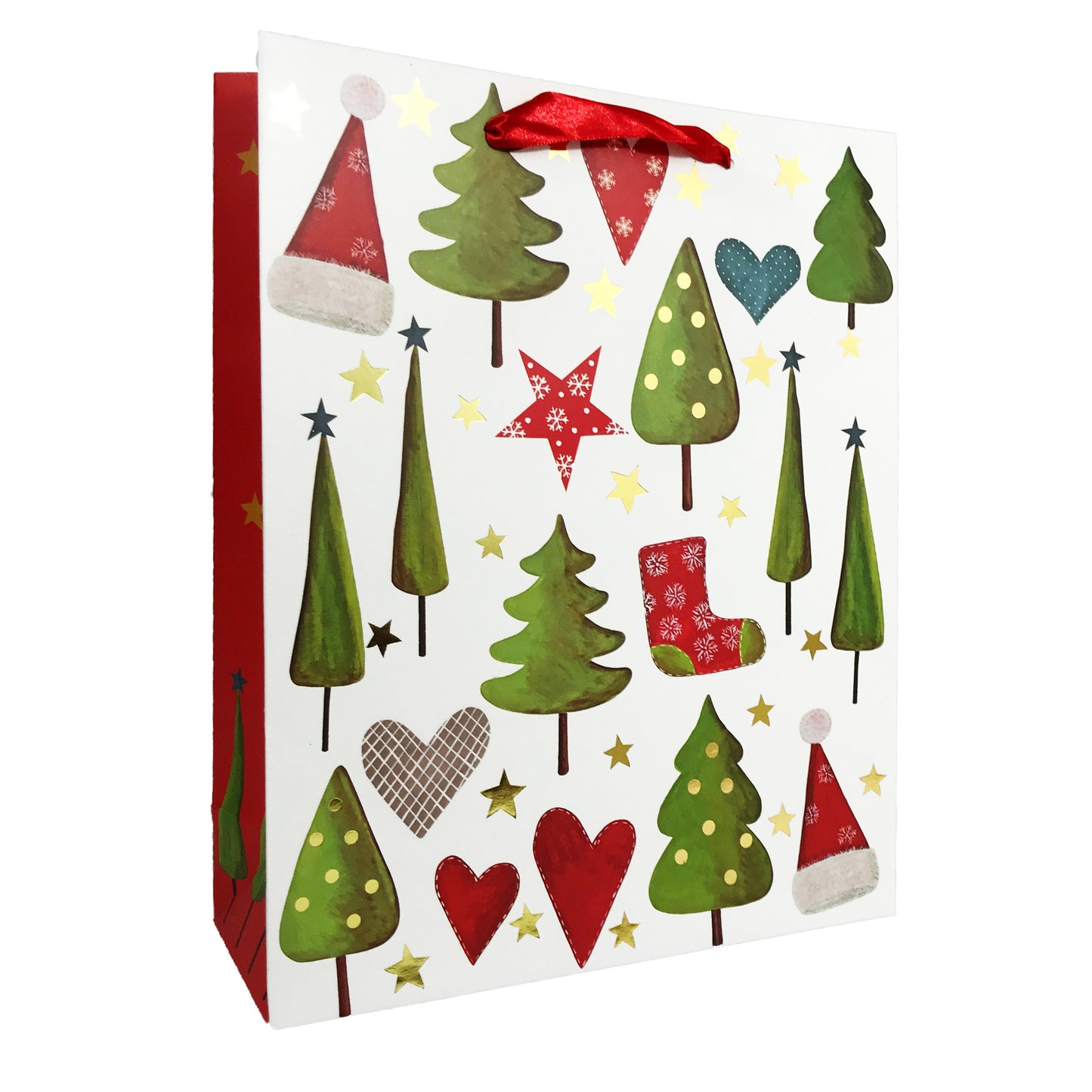 Allgala 12-PC Premium Christmas Printed Gift Bags