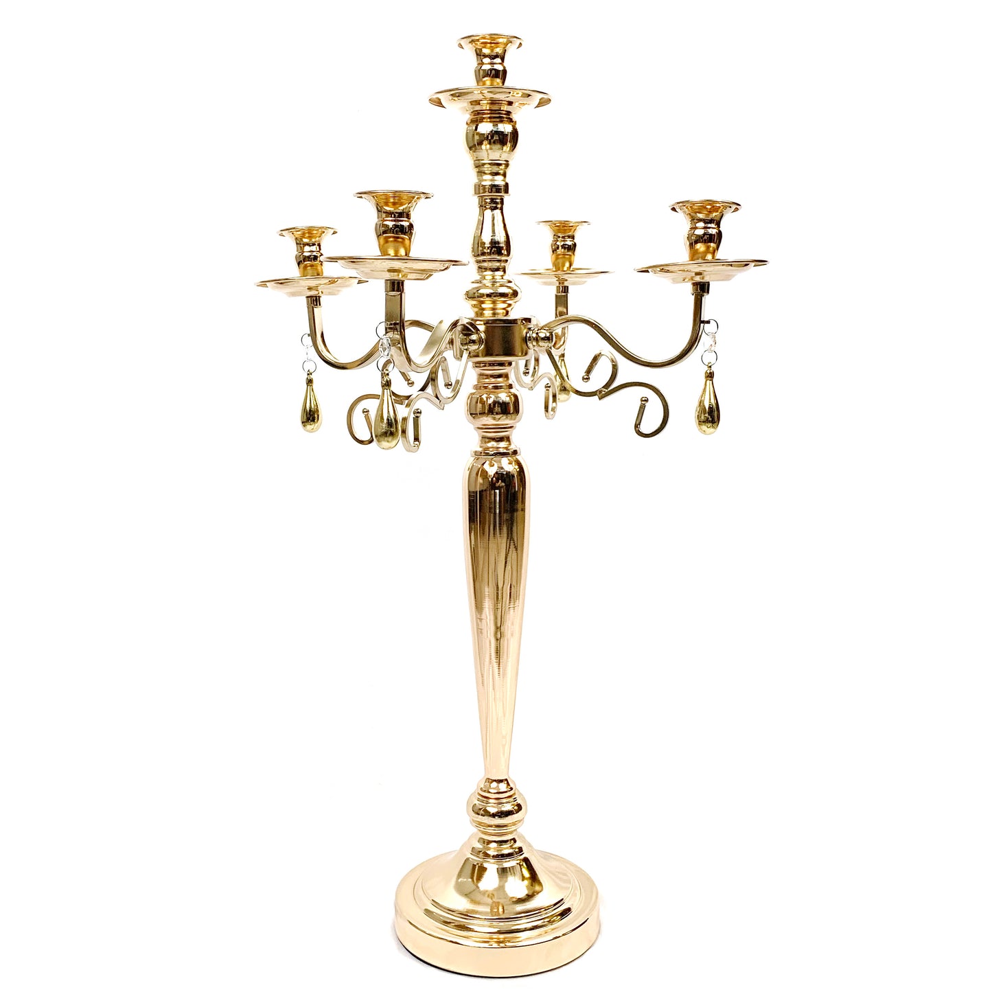 Allgala 26" 5-Arm Tal Taper Candle Holder Candlestick Candelabra