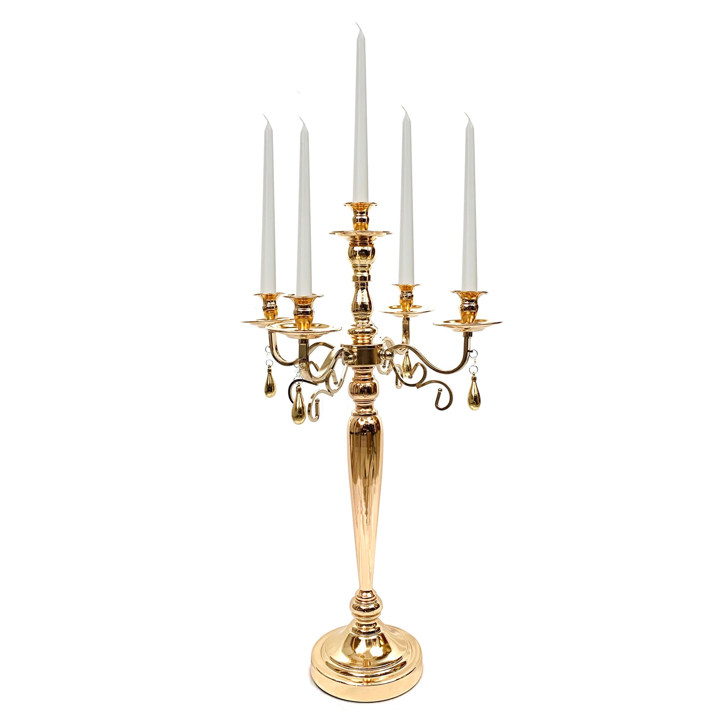 Allgala 26" 5-Arm Tal Taper Candle Holder Candlestick Candelabra